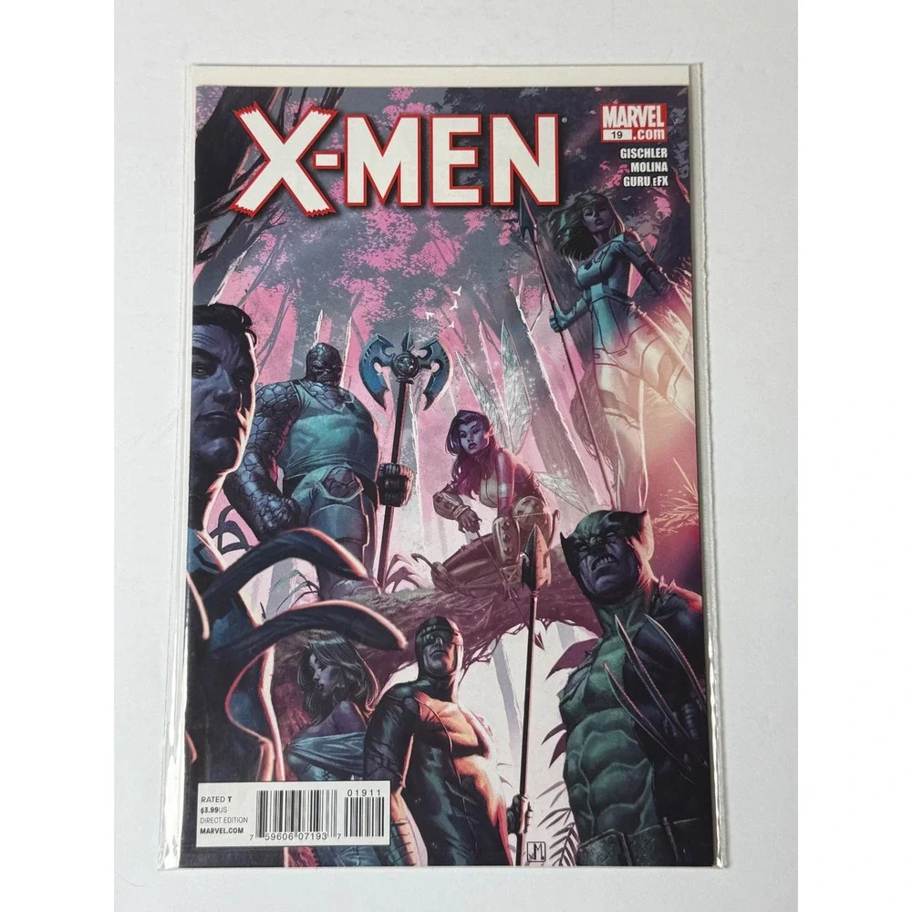 Marvel X-Men #19 2011 Victor‎ Gischler Jorge Molina Wolverine Cyclops Comic Book